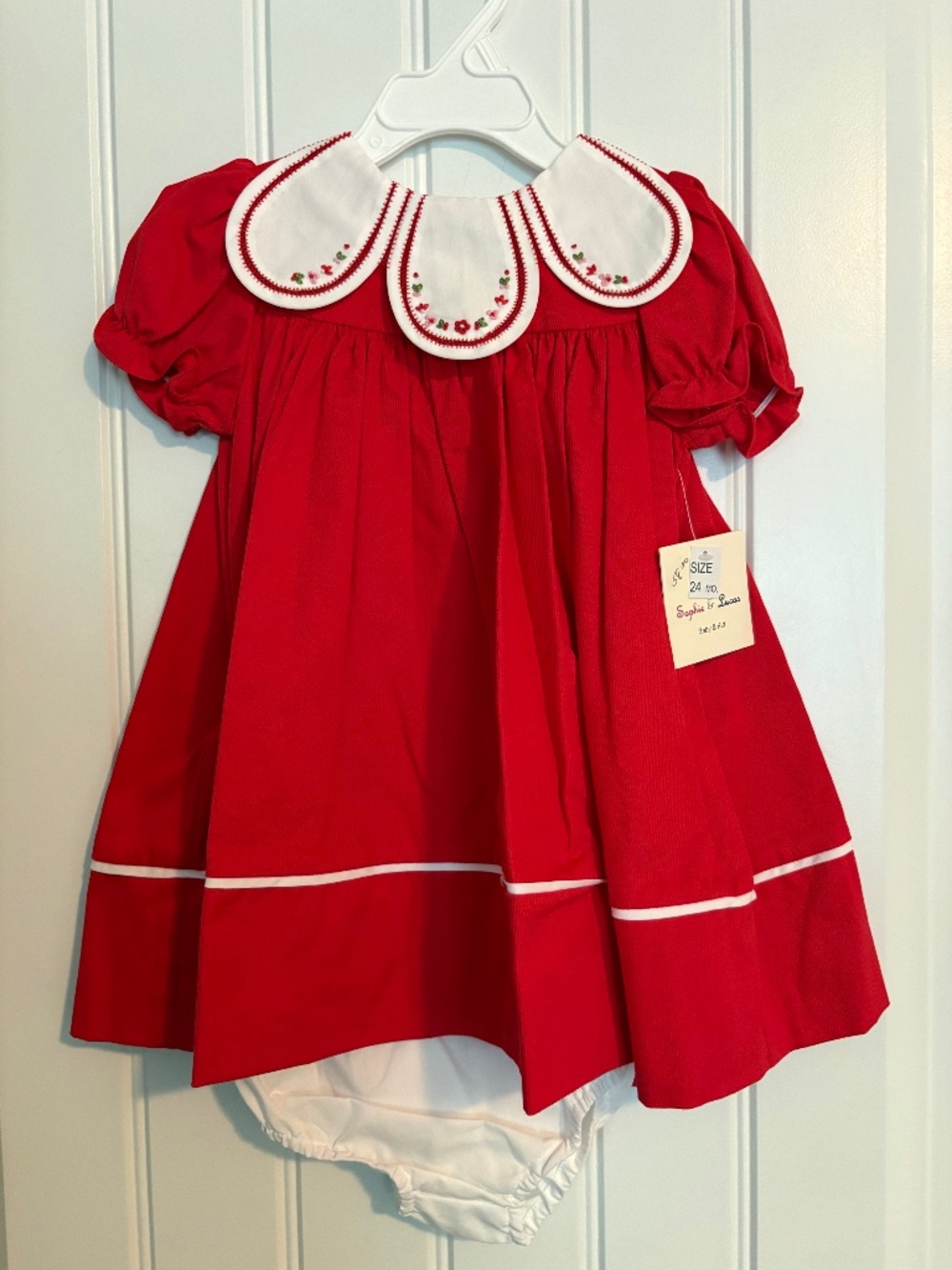 NWT Sophie & Lucas Ted corduroy dress with bloomers